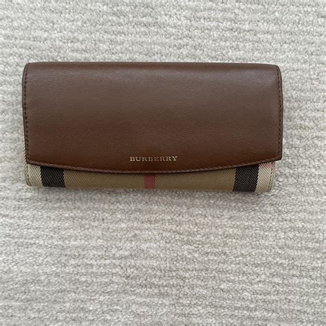 burberry mahogany red wallet|burberry haymarket wallet.